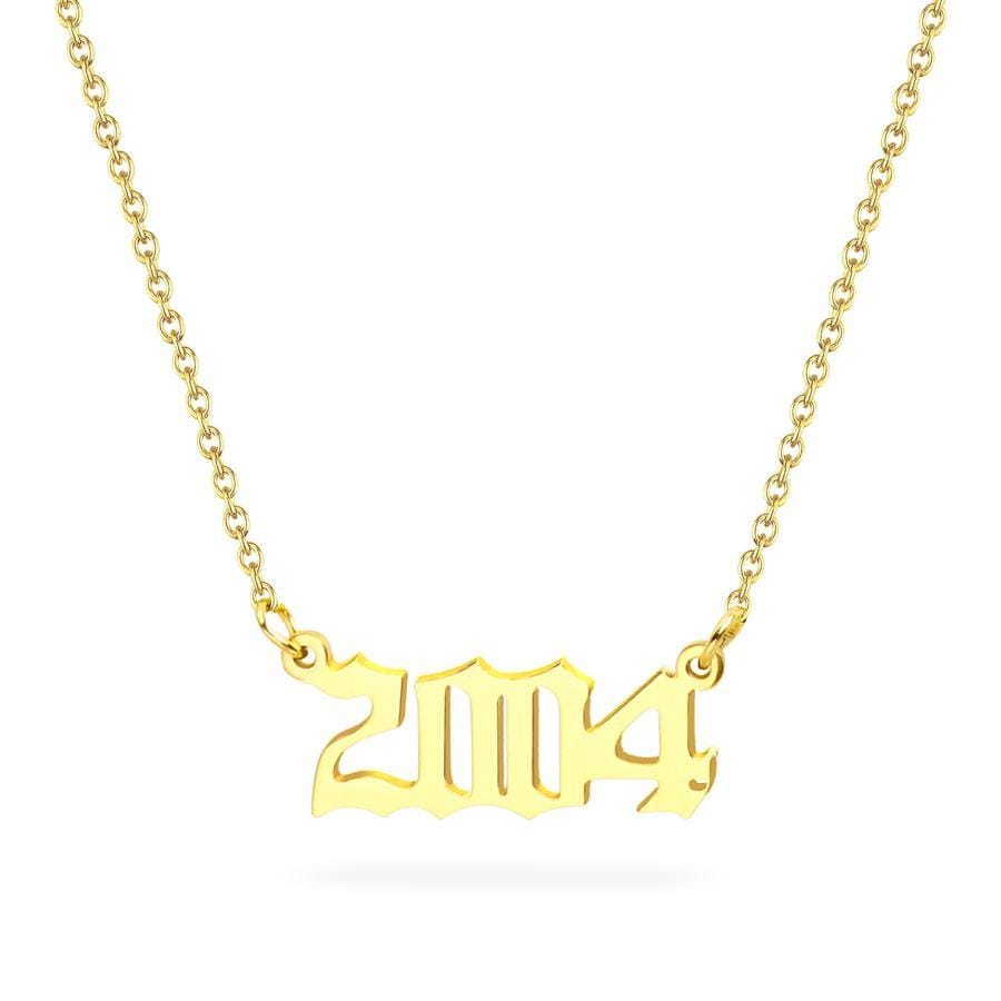 Birth Year Necklace 2004 - Pura Jewels
