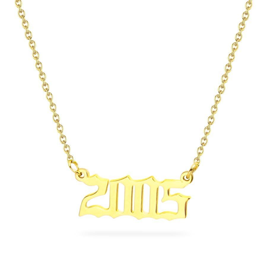Birth Year Necklace 2005 - Pura Jewels
