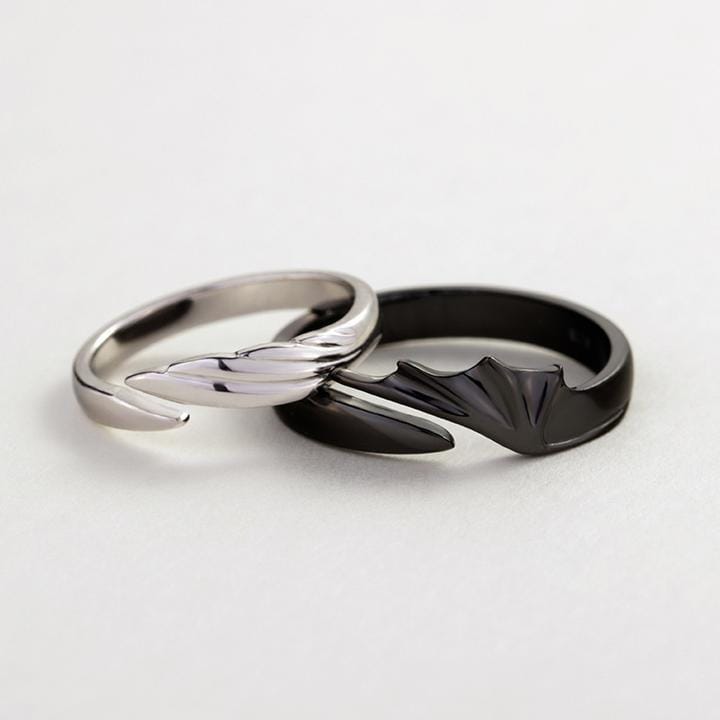 Divine Angel & Devil Couple Rings - Pura Jewels Divine Angel & Devil Couple Rings - Pura Jewels