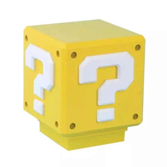 Super Mario Bros Question Mark Block Night Light up Lamp Nintendo Bros
