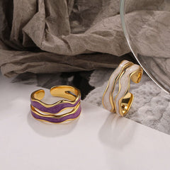 Anillo de corona de mariposa