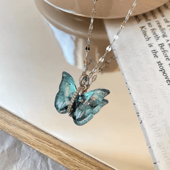 Murano Butterfly Necklace