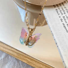 Murano Butterfly Necklace