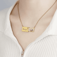 Collar personalizado con mensaje oculto