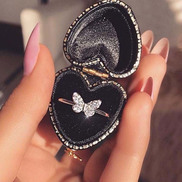 Adored Butterfly Ring