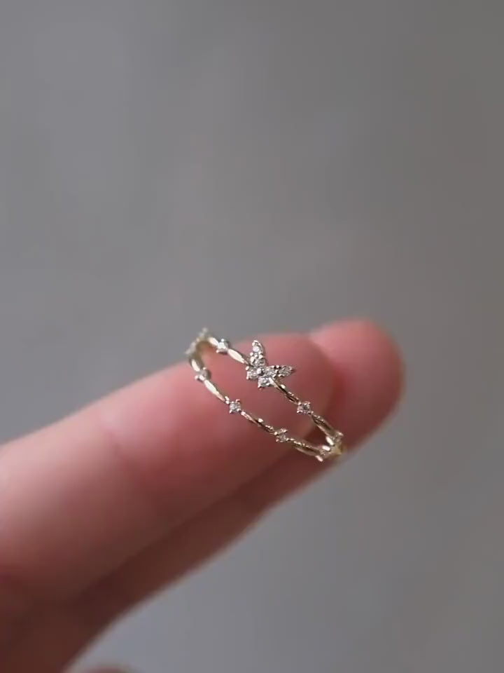 Majestic Butterfly Ring