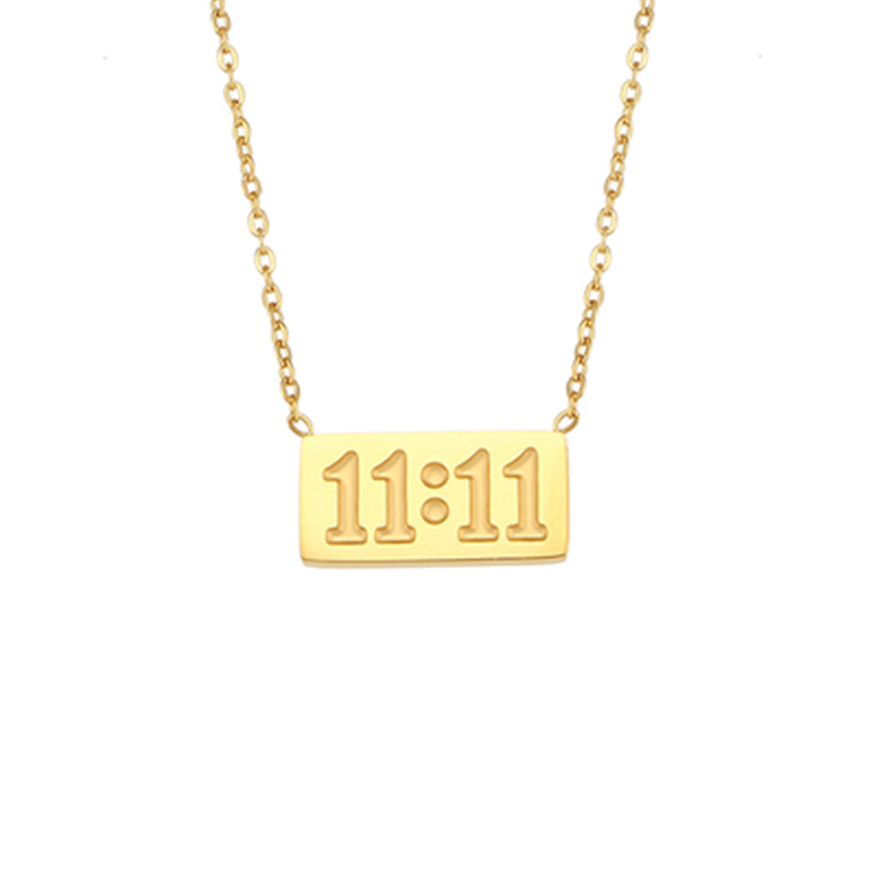 Angel Number 11:11 Necklace - Pura Jewels