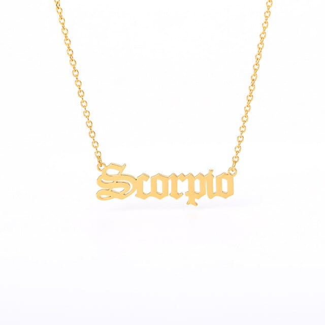 Zodiac Necklace Scorpio - Pura Jewels