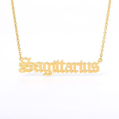 Zodiac Necklace Sagittarius - Pura Jewels