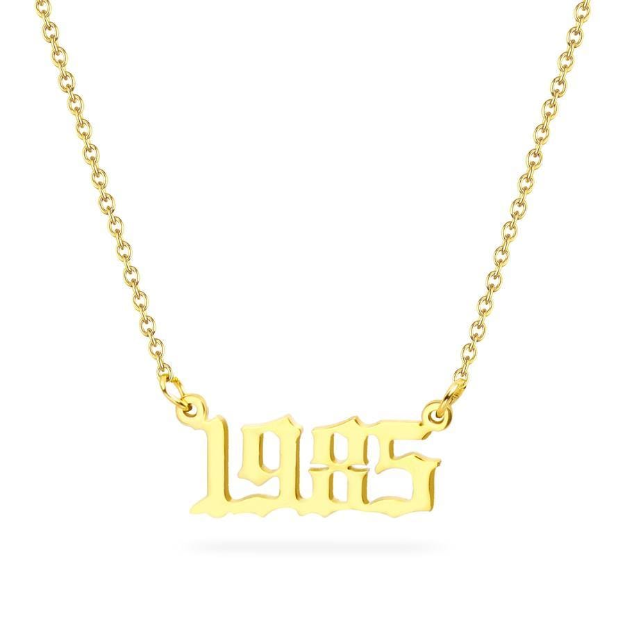 Birth Year Necklace 1985 - Pura Jewels