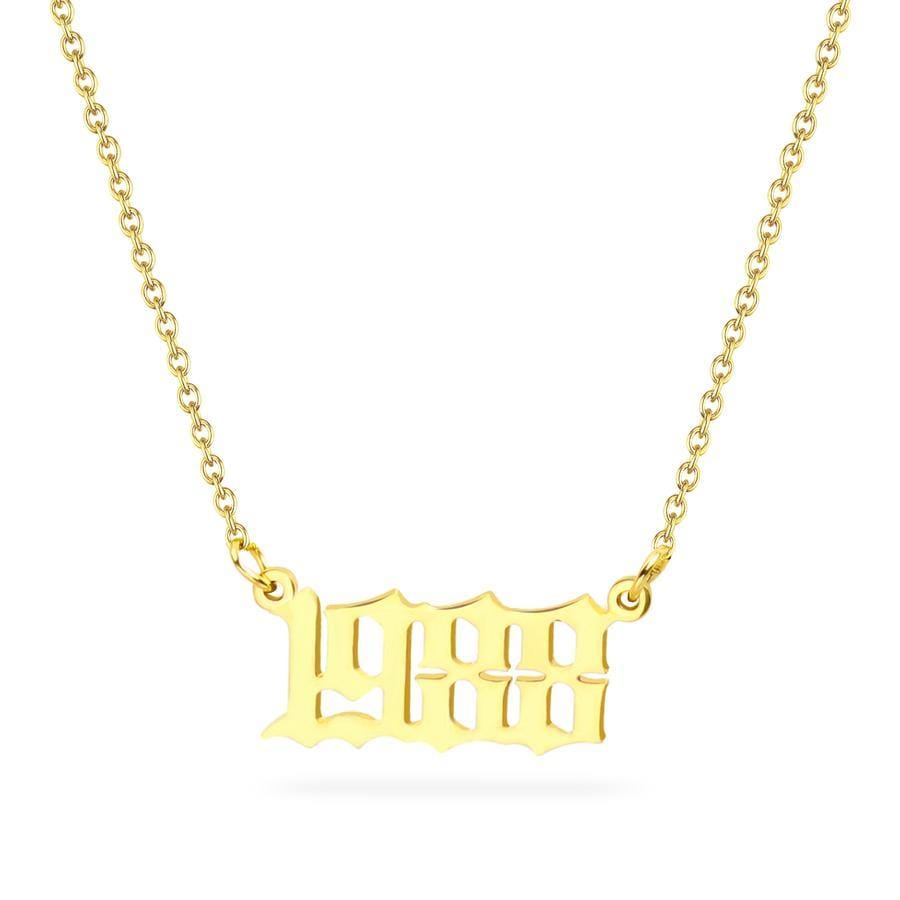Birth Year Necklace 1988 - Pura Jewels
