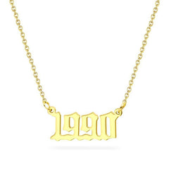 Birth Year Necklace 1990 - Pura Jewels