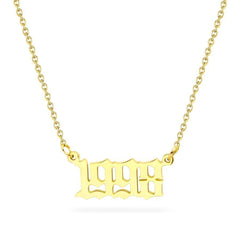 Birth Year Necklace 1998 - Pura Jewels