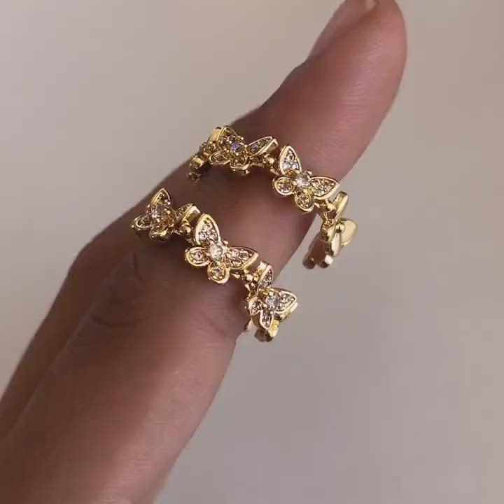 Butterfly Crown Ring