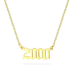 Birth Year Necklace 2000 - Pura Jewels