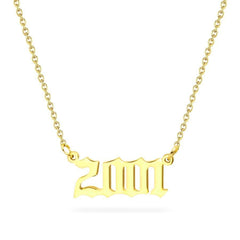 Birth Year Necklace 2001 - Pura Jewels