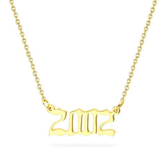 Birth Year Necklace 2002 - Pura Jewels