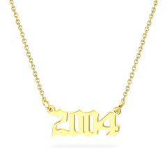 Birth Year Necklace 2004 - Pura Jewels