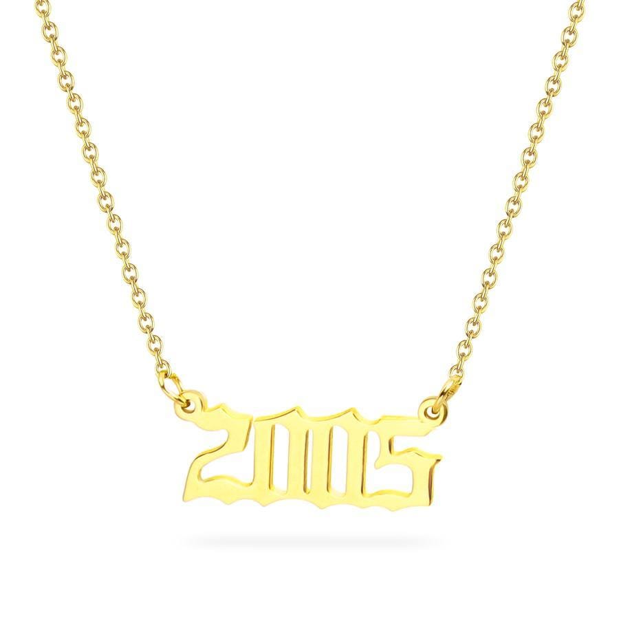Birth Year Necklace 2005 - Pura Jewels