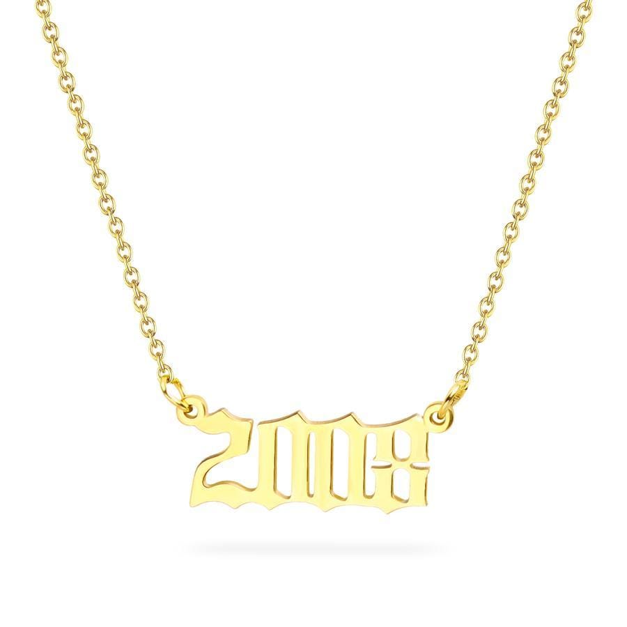 Birth Year Necklace 2008 - Pura Jewels