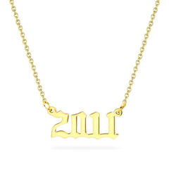 Birth Year Necklace 2011 - Pura Jewels