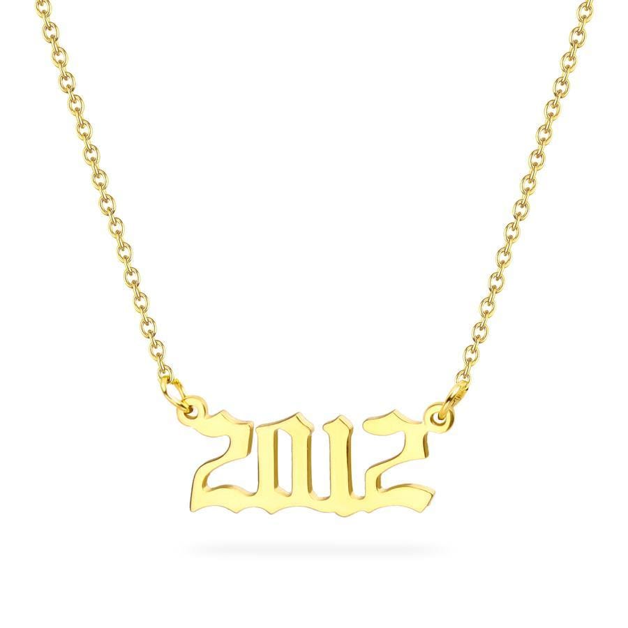 Birth Year Necklace 2012 - Pura Jewels