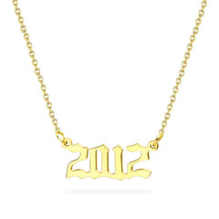 Birth Year Necklace 2012 - Pura Jewels