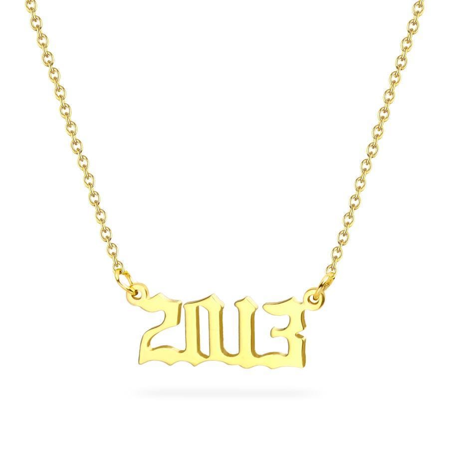 Birth Year Necklace 2013 - Pura Jewels
