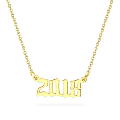Birth Year Necklace 2018 - Pura Jewels