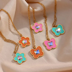 Astro Butterfly Necklace