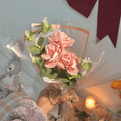 DIY Pink Passion Block Bouquet - Pura Jewels