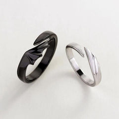 Divine Angel & Devil Couple Rings - Pura Jewels