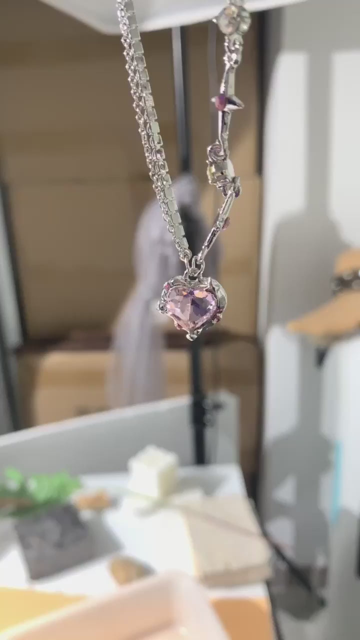 Crystal Heart Necklace