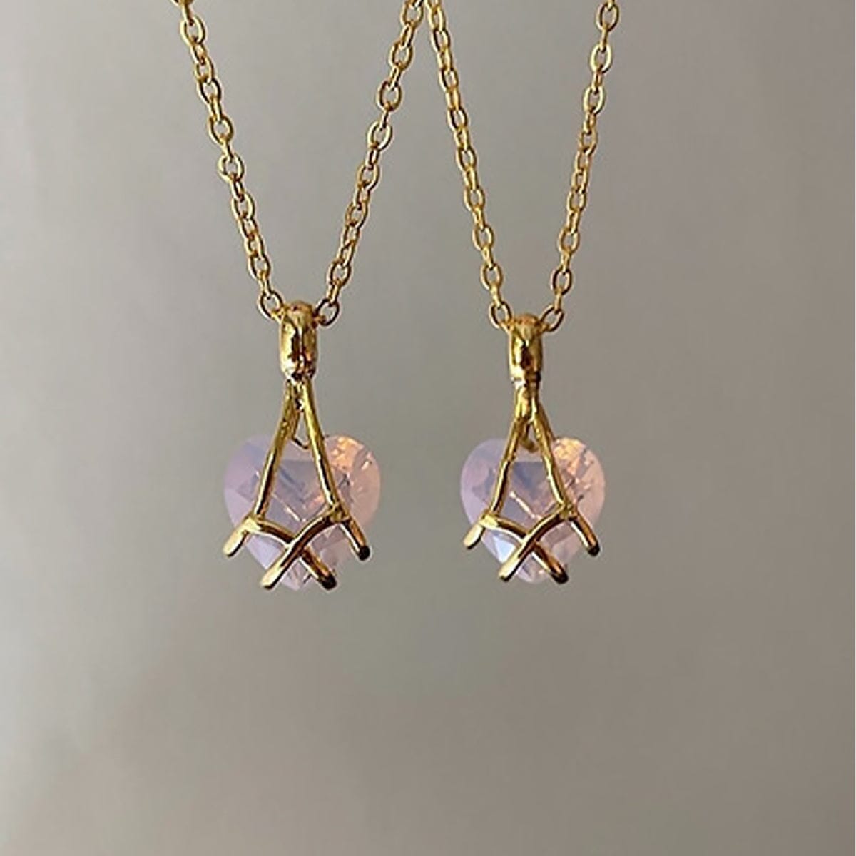 Barbie Inspired Heart Necklace