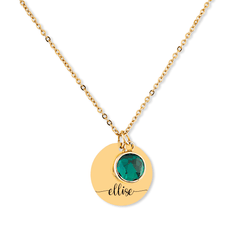 Name Birthstone Necklace - Pura Jewels