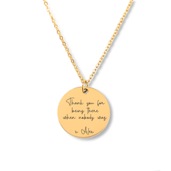 Custom Message Necklace - Pura Jewels