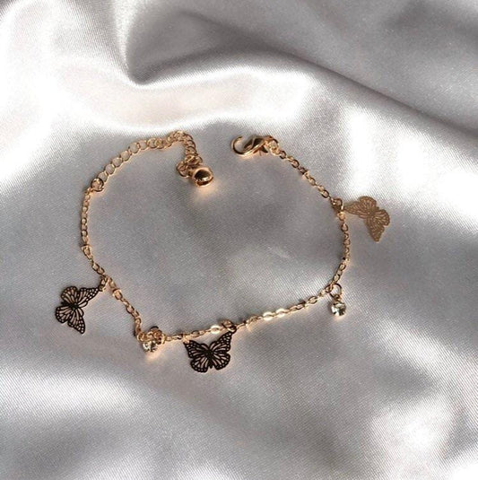 Enchanted Butterfly Anklet - Pura Jewels