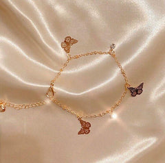 Enchanted Butterfly Anklet - Pura Jewels