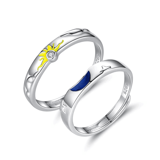 Sun & Moon Rings - Pura Jewels