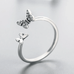 Double Butterfly Ring - Pura Jewels