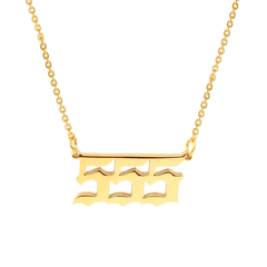 Angel Number Necklace 555 / Gold - Pura Jewels