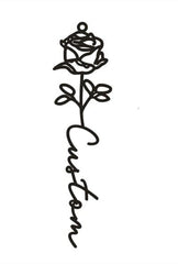 Personalized Birthflower Necklace