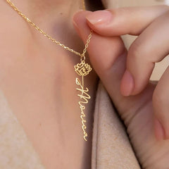 Personalized Birthflower Necklace