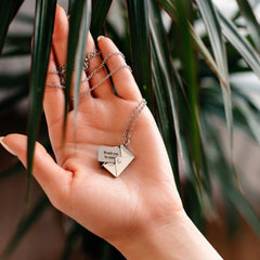 Envelope With Note Necklace