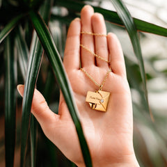 Envelope With Note Necklace