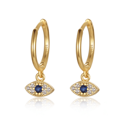Evil Eye Earrings - Pura Jewels