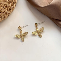 Bee Dangle Earrings - Pura Jewels