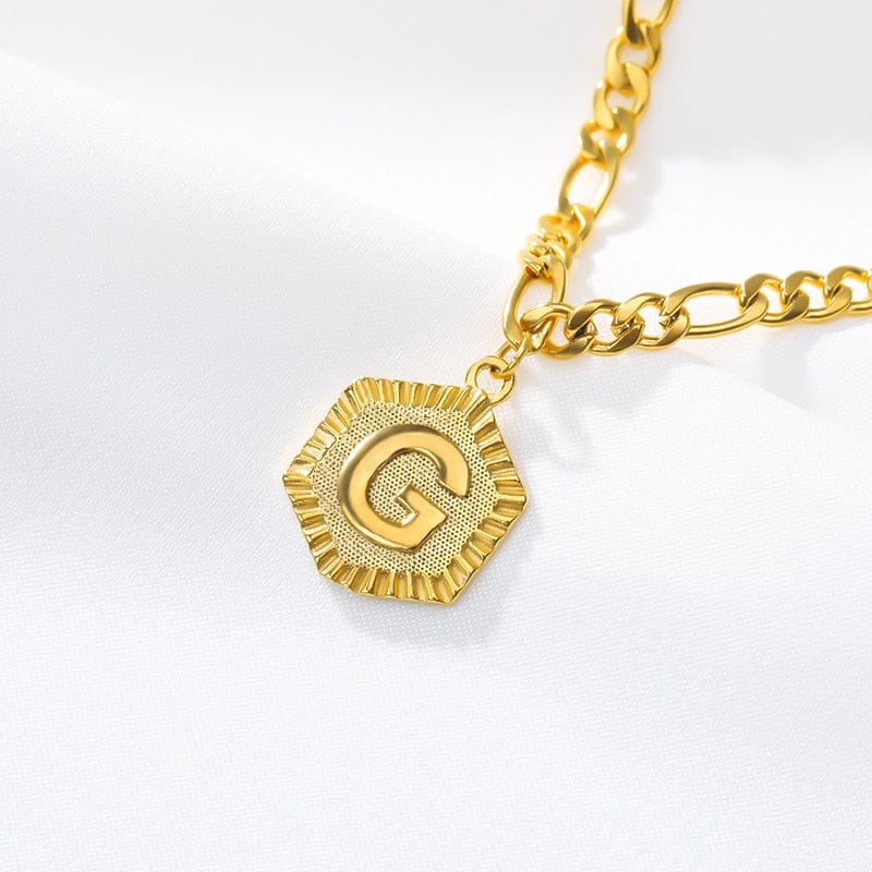 Initial Letter Anklet G - Pura Jewels