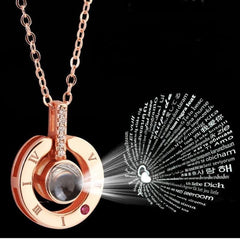 100 languages I Love You Necklace - Pura Jewels