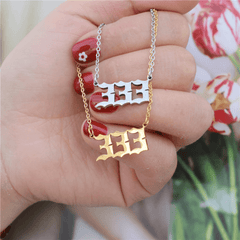 Angel Number Necklace - Pura Jewels